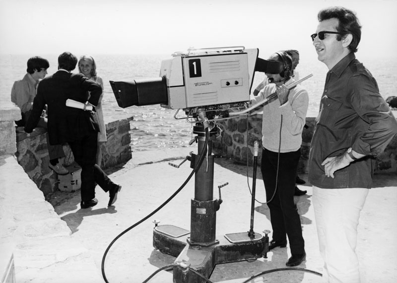 Sur le tournage du Testament d'Orphée de Cocteau, 1965