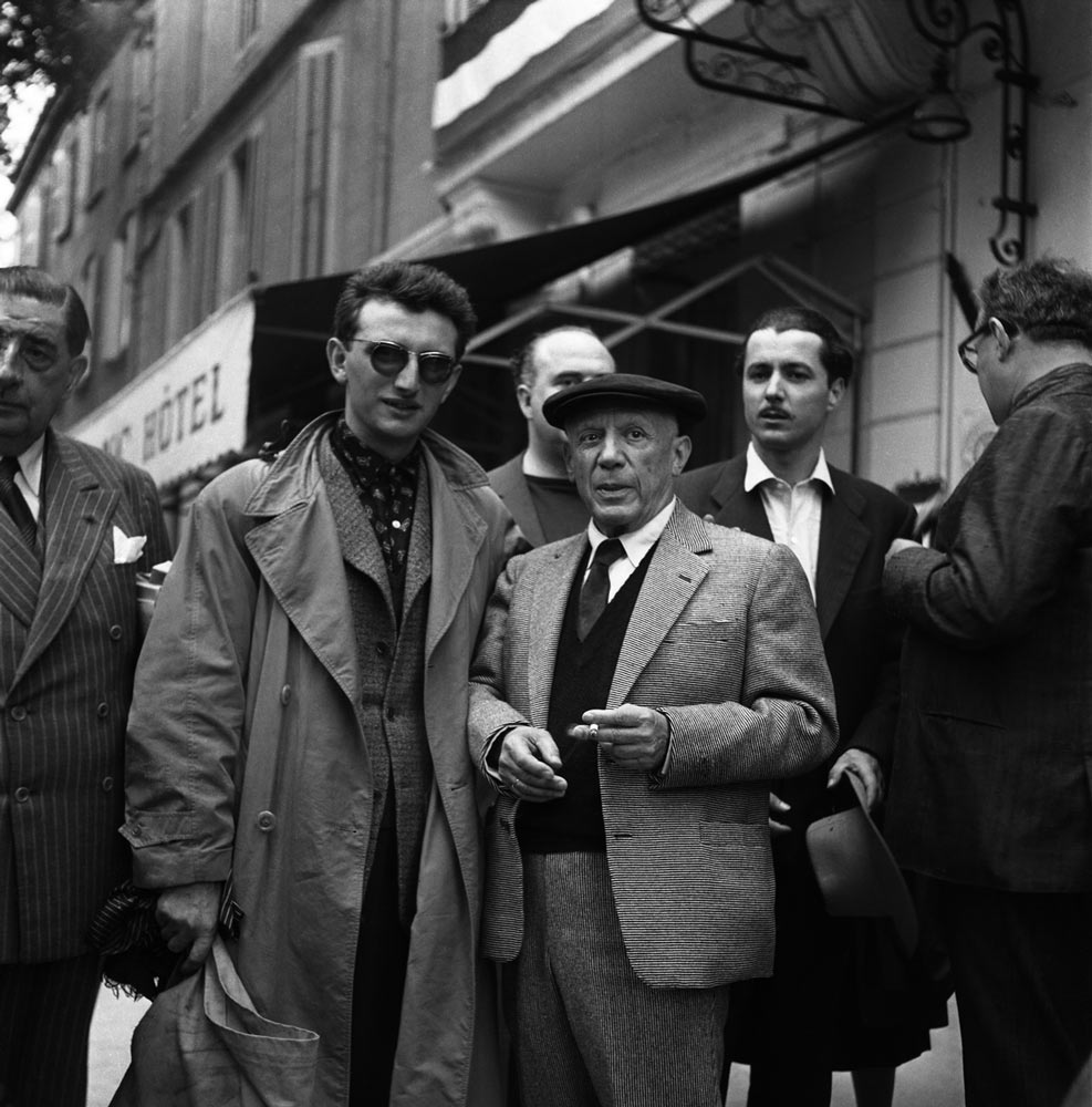 Picasso and Lucien Clergue, Arles 1956