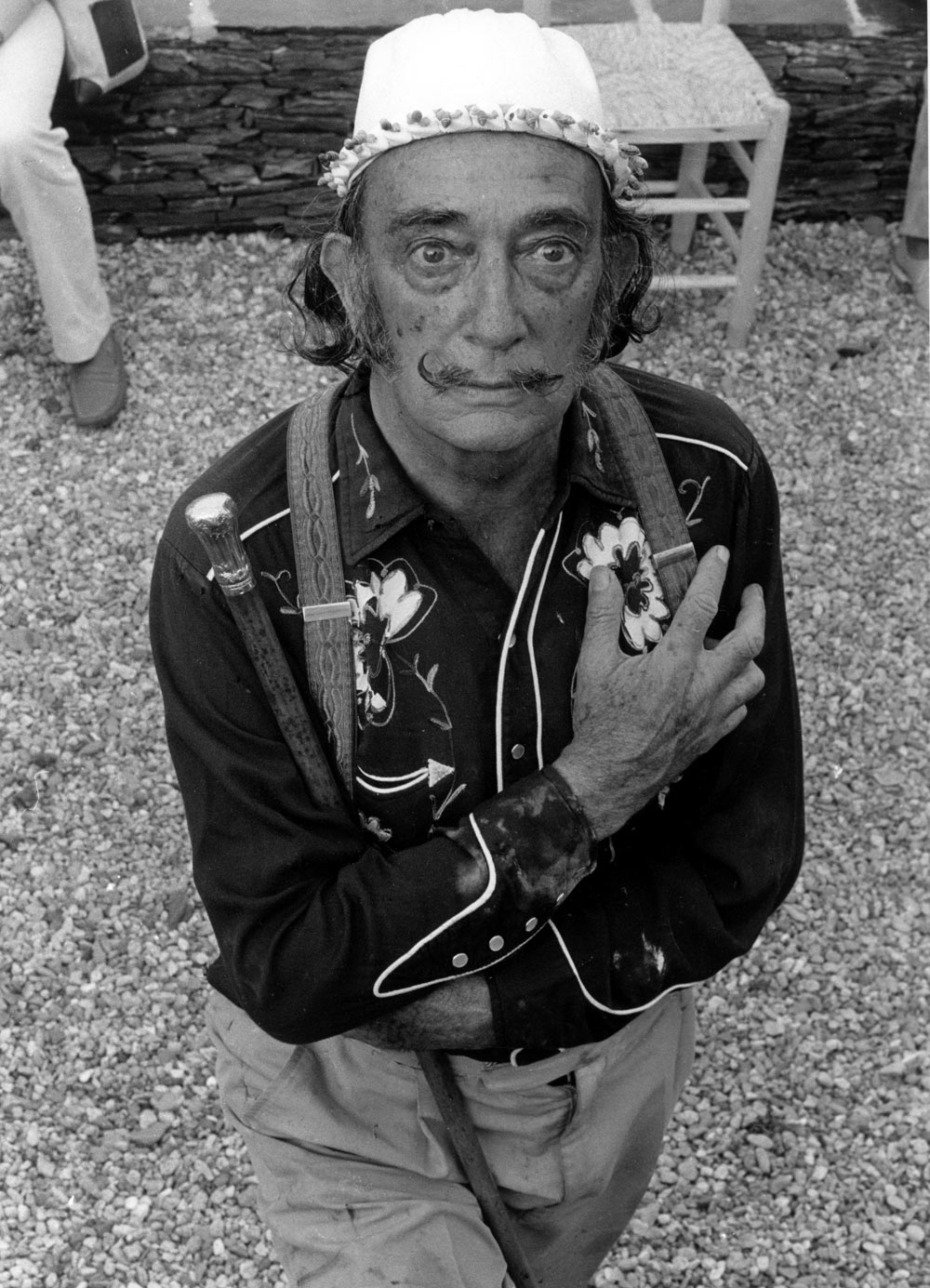 Salvador Dali chez lui à Cadaqués, Espagne 1968