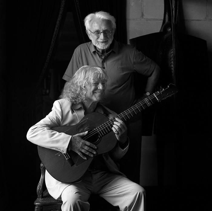 Clergue with Manitas de Plata, Arles 2007