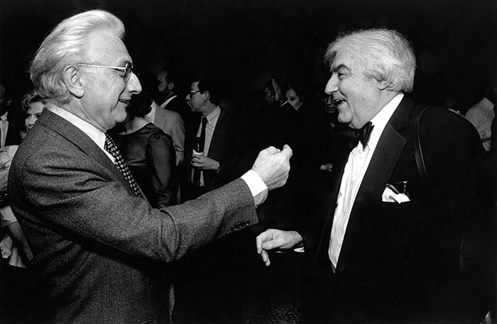 Clergue & Cornell Capa at ICP Awards 1989