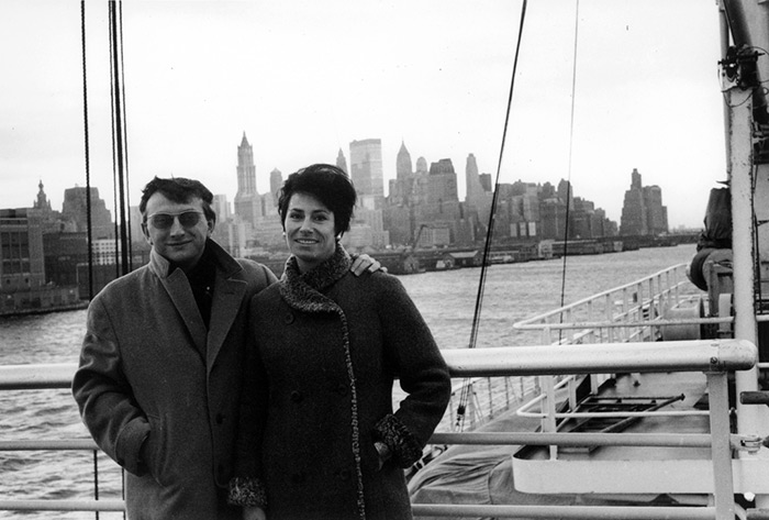 Lucien & Yolande Clergue, New York 1961