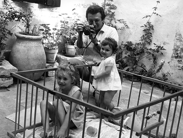 Lucien Clergue photographs his daughters, Arles 1968