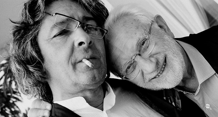 Clergue with Rudy Ricciotti, Menton 2011